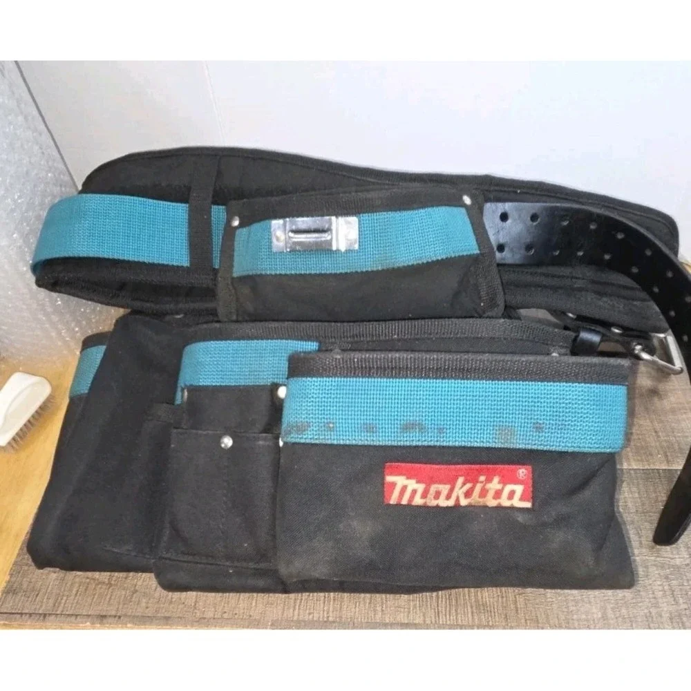 Makita Heavy Duty Tool Belt With Back Supporting Belt Good Working Condition
